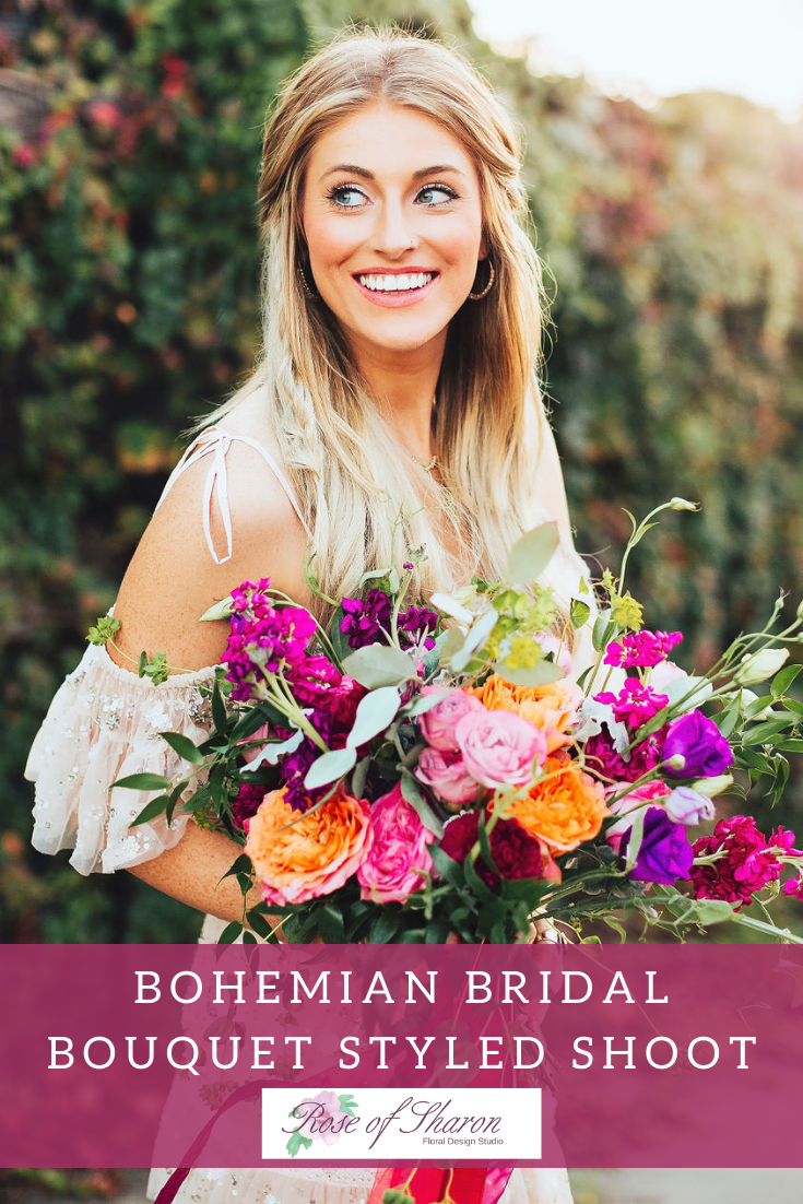 Vibrant Bohemian Styled Bridal Shoot — Rose Of Sharon Floral